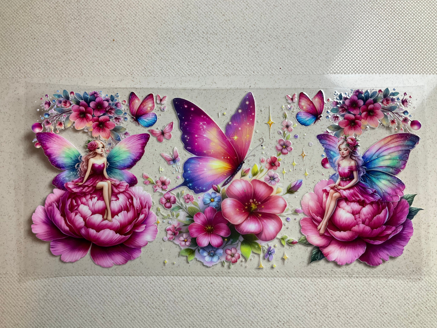 A-Fairies and Butterflies Pink