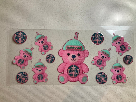 D- Starbucks Bear Pink