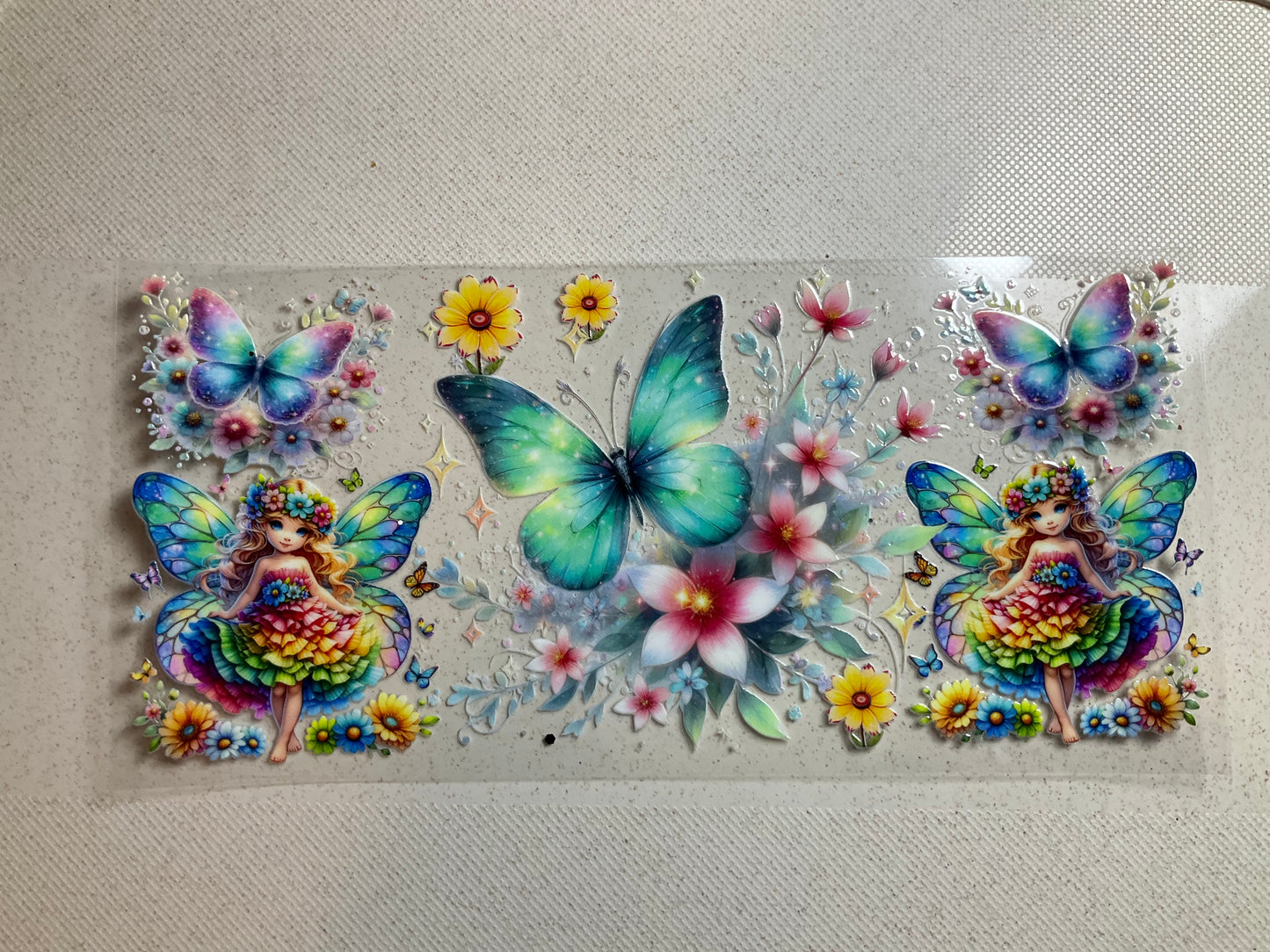 A-Fairies and Butterflies Blue