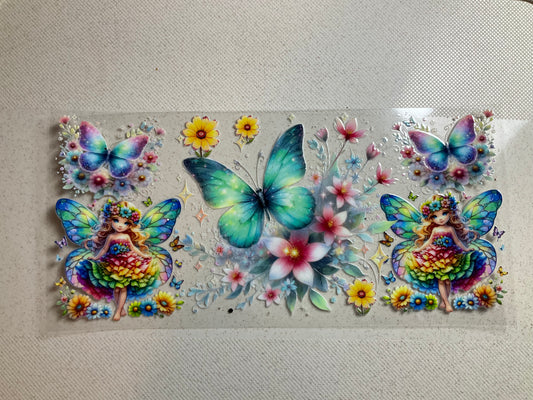 A-Fairies and Butterflies Blue