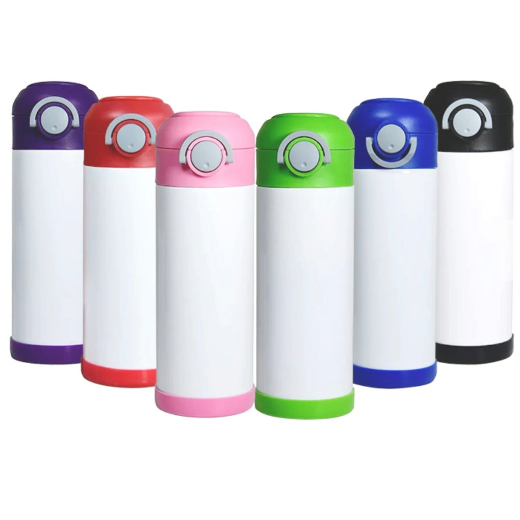 Kids Cups - 12oz flip top Stainless Steel