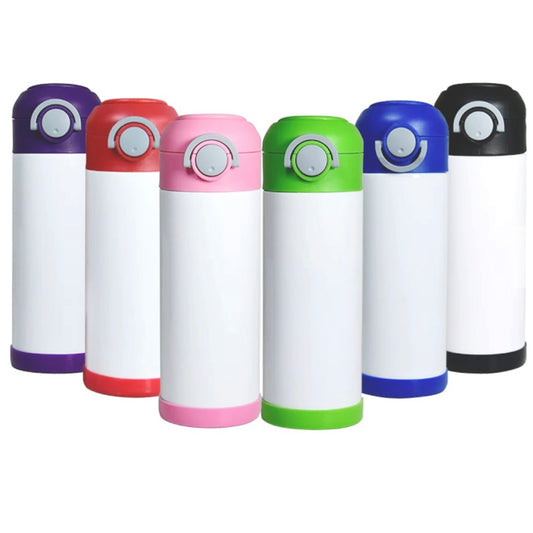 Kids Cups - 12oz flip top Stainless Steel